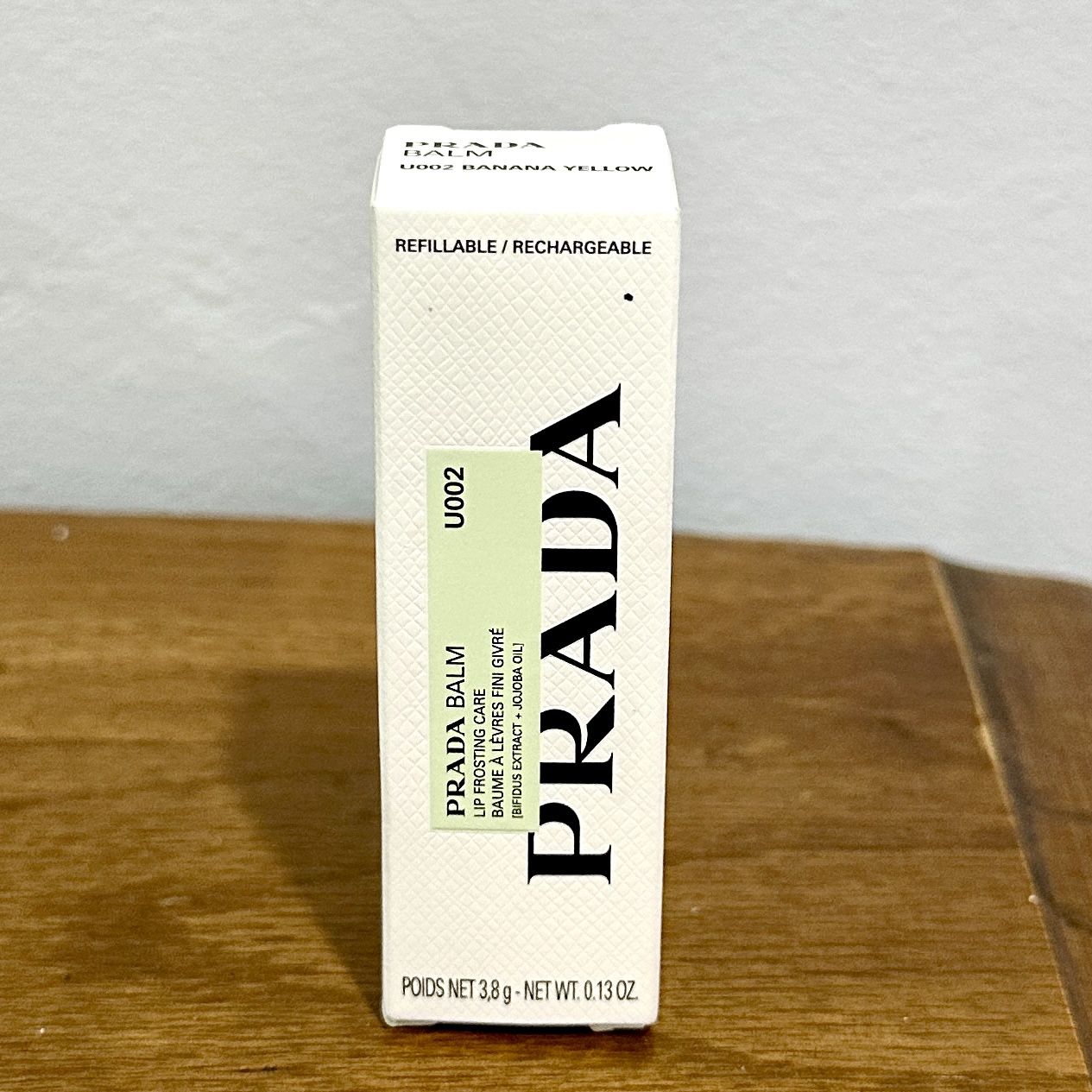 PRADA Balm Banana Yellow U002 (0.13 oz/3,8 g), Brand-New-In-Box