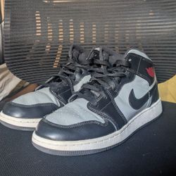 Grey And Black Nike Jordan Ones