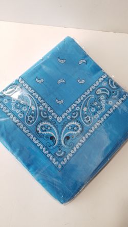 Bandana Mask Color Turquoise 1 single