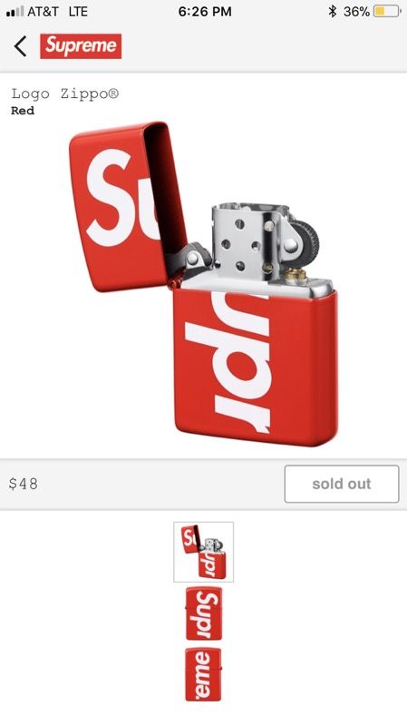 Supreme zippo