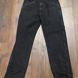 Men’s Black Jeans Size 33x30 By Rustler #5