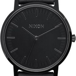 Nixon Porter Leather A1058 50m Water Resistant Men’s Watch (20-18mm Leather Band and 40mm Watch Face)