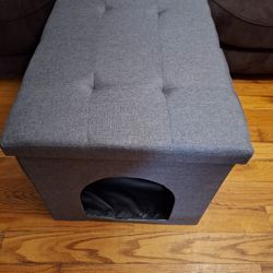 New cat litter box and bench