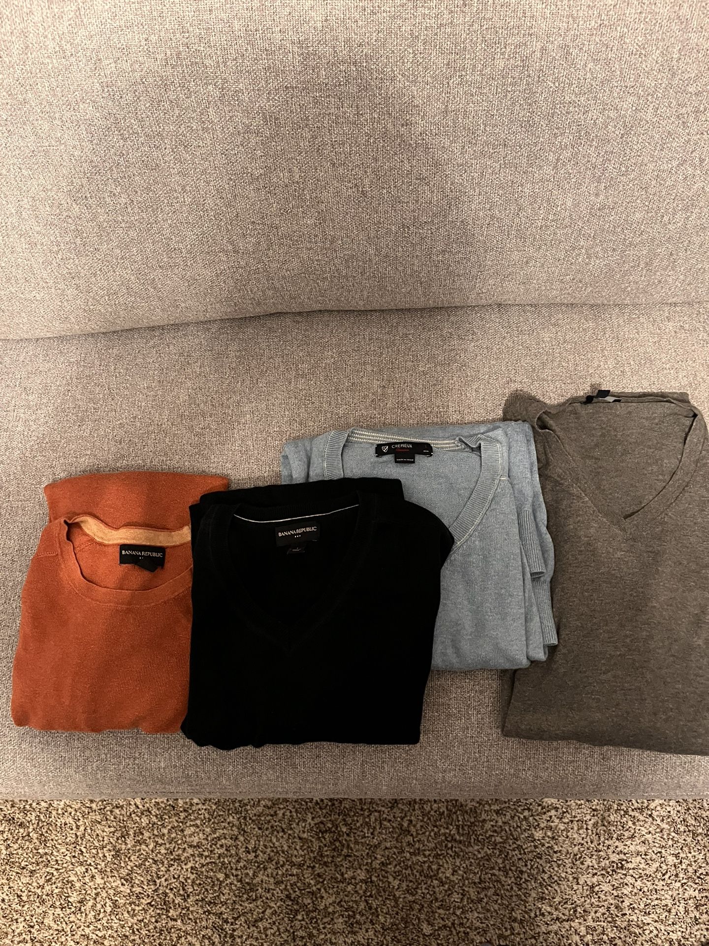 Men’s Pullover Sweaters - Size Large 