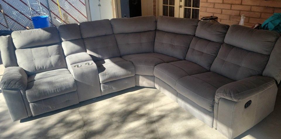 Grey Sectional 
