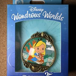 Disney Parks Wondrous Worlds Alice In Wonderland Pin LE 1500 BRAND NEW SEALED