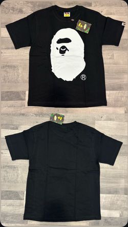 BAPE Big Ape SIZE MEDIUM & LARGE Head Black T-Shirt