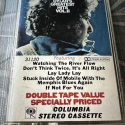 Bob Dylan’s Greatest Hits Vol II Cassette Tape