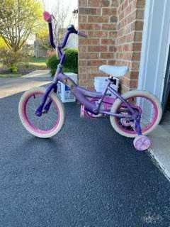   HUFFY BIKE 16 INCHS ""  PRINCESS""