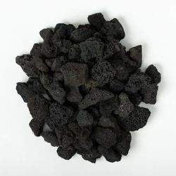 10lb Bags Black Lava Rock 1/2"-1" - Landscaping / Fire Pit Rock/Potted Plant Drainage