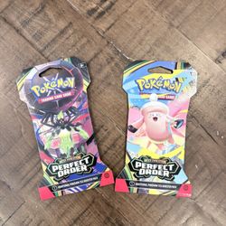 X2 2026 Pokémon Mega Evolution Perfect Order Booster Pack