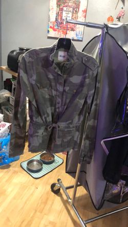 Camouflage, Utility Jacket, Size Medium