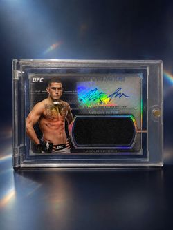 🥊 🔥 HIGH-END: ANTHONY "SHOWTIME" PETTIS 2019 TOPPS MUSEUM COLLECTION AUTO 9/99 🔥