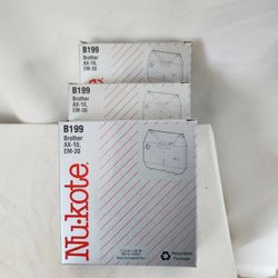 TYPEWRITER BLACK RIBBON FOR BROTHER TYPEWRITER 