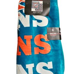 NFL MIAMI DOLPHINS Super Soft Double-Sided Blanket 