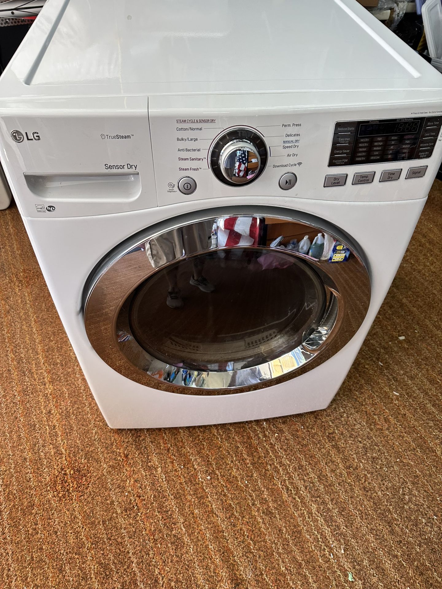 LG Large-Capacity Gas Dryer 7.4 cu ft – Works Perfectly