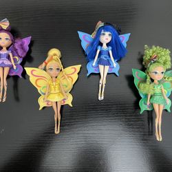 Barbie Fairytopia Hair Clip Dolls Magic Of The Rainbow 2007 Lot