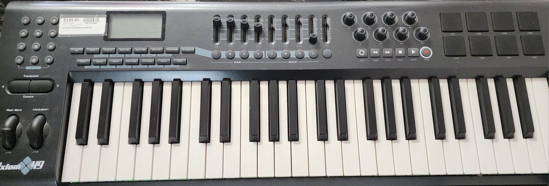M Audio Keyboard Axiom 49