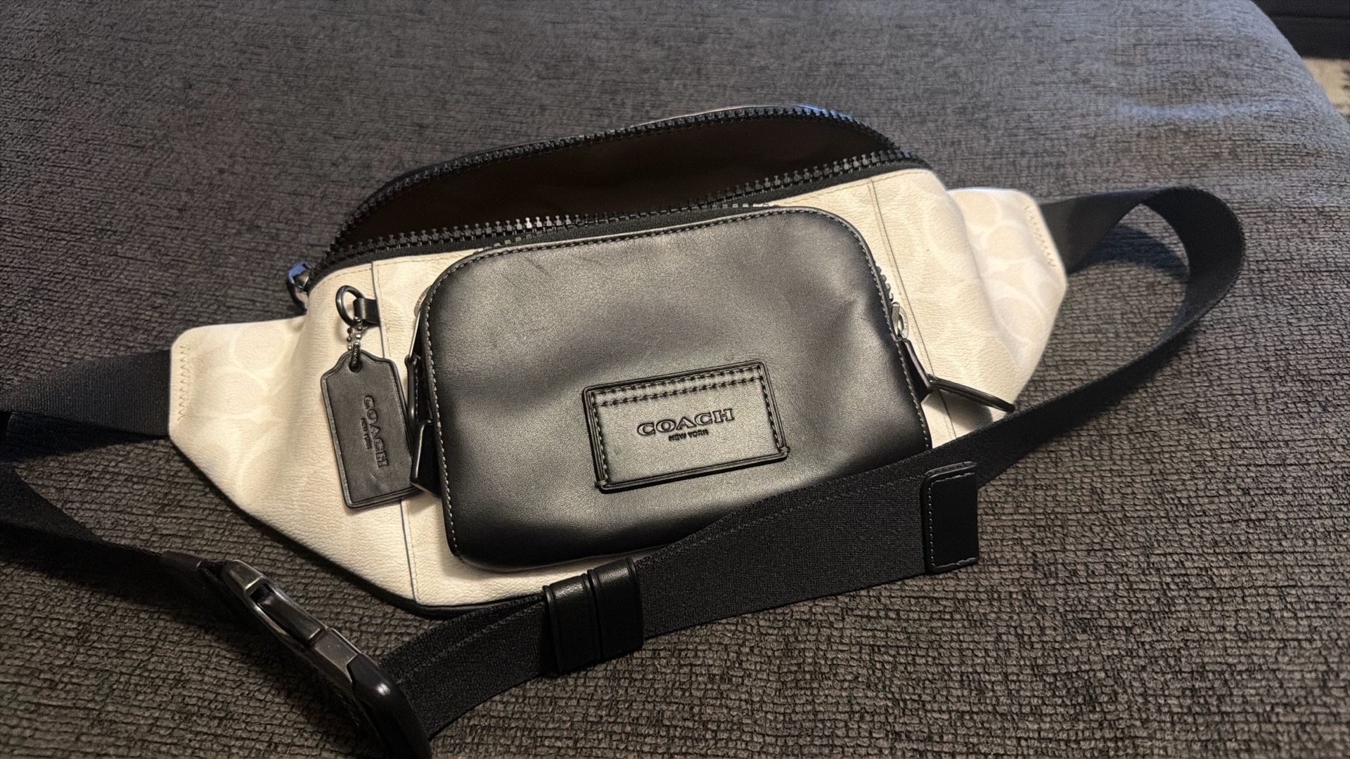 Leather Coach Cross body Bag 