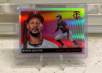 Byron Buxton 2025 Topps Chrome Platinum #43 Prism Refractor - Twins