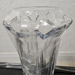 Mikasa Florale Crystal Vase