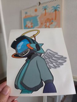 FLCL Fooly Cooly Canti Anime Car Sticker