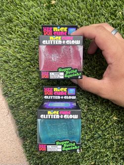 Needoh Nice Cube Glitter And Glow