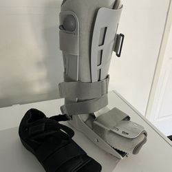Medical Walking Boot, Post Op Shoe, Crutches