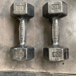 10LB (2) ULTRAFIT Dumbells 