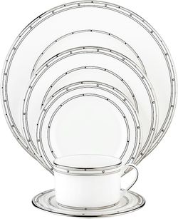 12x Kate Spade Pebble Point 5 Piece Place Setting by Lenox - USED ONCE & kept in China bags $399 OBO