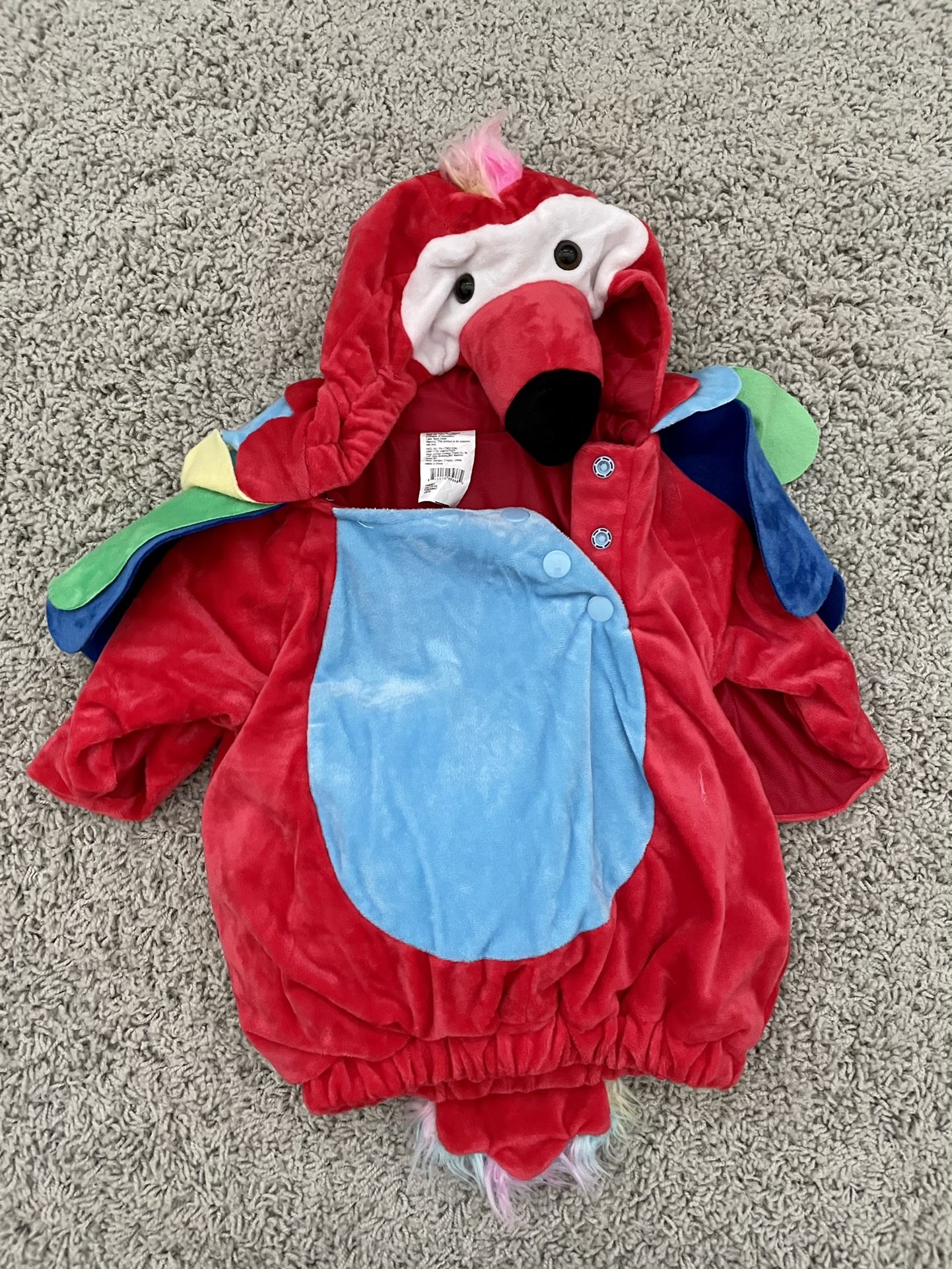 0-6M Baby Parrot Costume