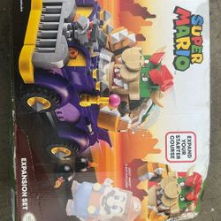 Super Mario Bowsers Muscle Car Lego Set New