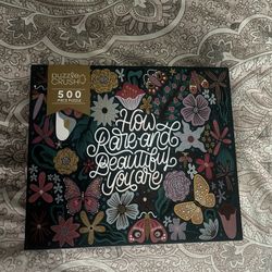 Puzzle Game 500 Pieces Open Box