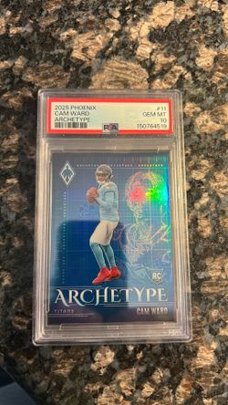 2025 Cam Ward Phoenix Archetype Rookie PSA 10