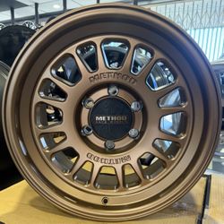 Method Mr 318 Bronze 17x8.5 6x139.7 +0 Offset Wheels ( Set of 4 ) 🔥🔥🔥