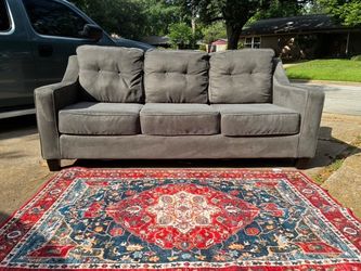 Ashley Furniture Back Tufted Karis Sofa Including Throw Pillows and Delivery