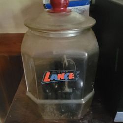 Vintage Lance Cookie Jar W Lid 