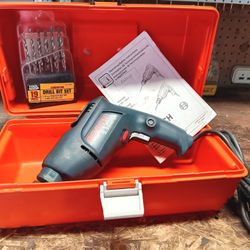 Bosch Electric Drill, Drill Bits,case And Booklet