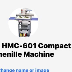 Chenille Embroidery Machine 