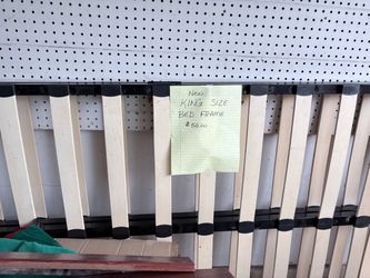 King size bed frame