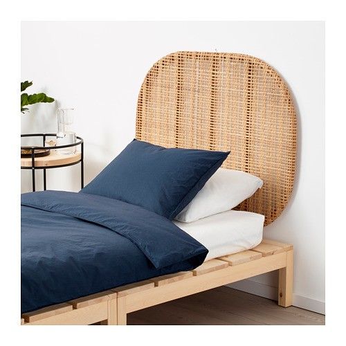 Ikea HJARTELIG bamboo wicker wall panels headboard boho decor