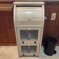 Vintage Wooden Cabinet Storage Organizer Cubby Closet Armoire Dresser Wood Antique
