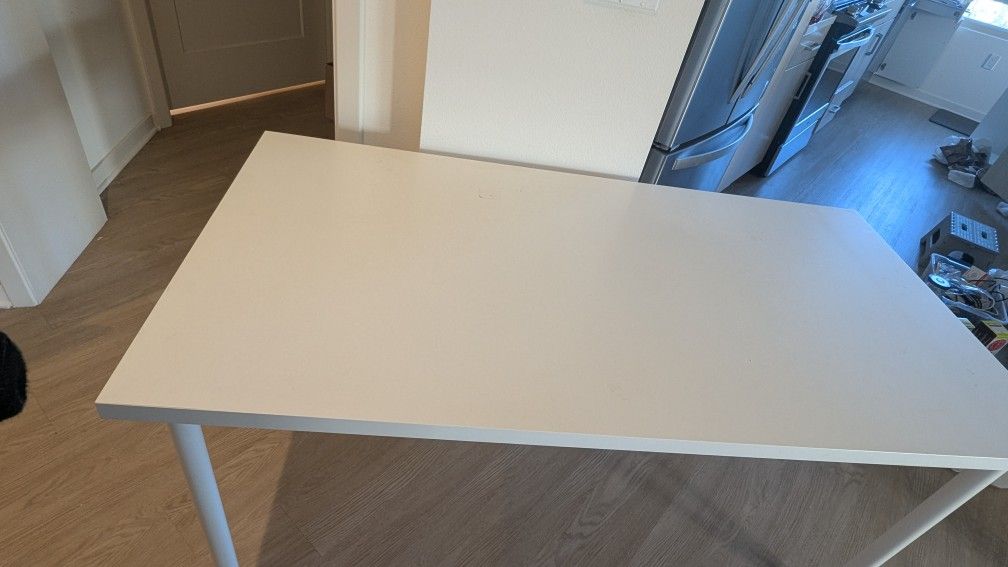 Long White Table 