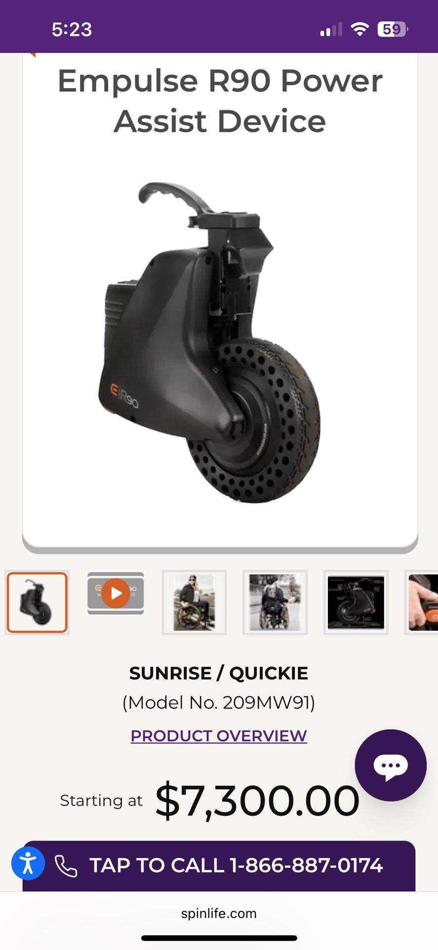 Empulse R90 Power Assist Device