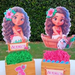 Moana Centerpieces For Party