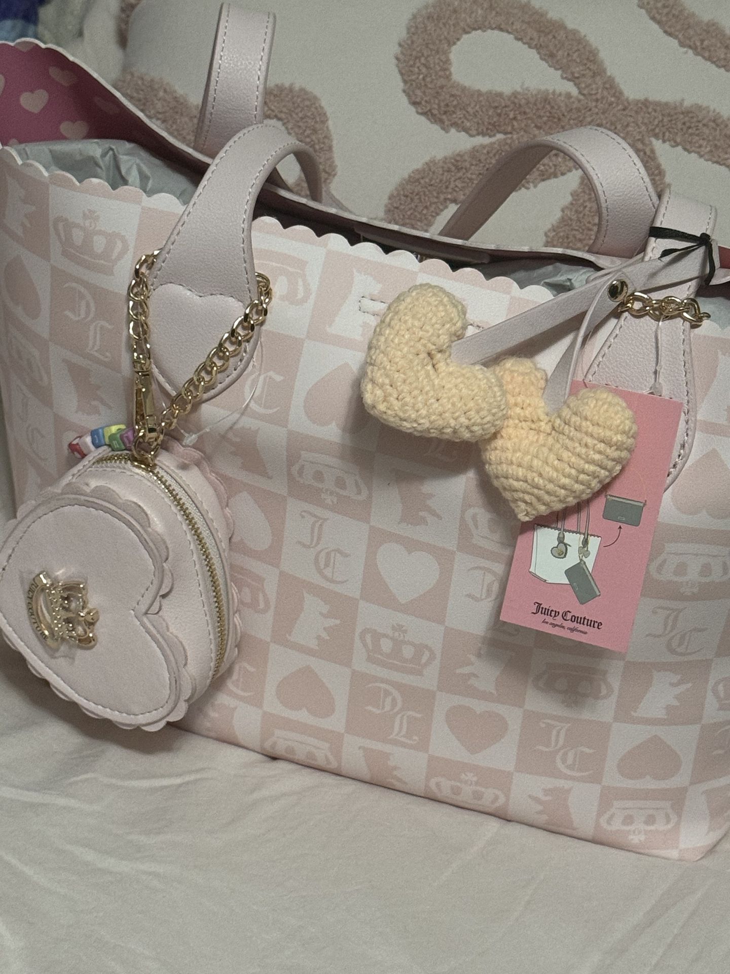 Juicy Couture 2 in 1 Handbag $55