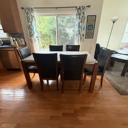 Dining Table With 6 Chairs 