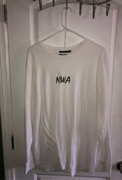 WHITE NWA LONG SLEEVE