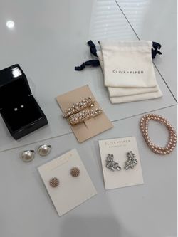 Olive & Piper fashion designer Jewelry Earrings Hair Swarovski