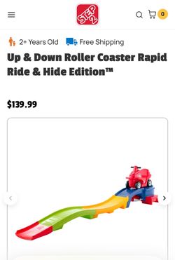 Kids Rollar Coaster Car Ride Toy